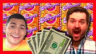 $1,000 Slot EGGstravaganza - BIG WINNING on Slot Machines With SDGuy and Nate!