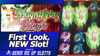 Magnifying Magic Slot - First Look, Live Play/Nice Line Hits/Free Spins Bonus