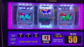Triple Double Butterfly 7's - Pink Diamond High Limit Slot Play From Colorado!!!!!!
