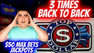 3 Times BACK TO BACK Bonus & 2 HANDPAY JACKPOTS - $50 Max Bet EPIC SESSION | SE-11 | EP-27