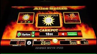 Merkur Magie ALLES SPITZE Risikospiel am Geldspielautomat auf 50 Cent! Spielhalle