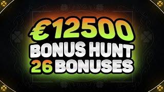 €12,500 BONUS HUNT RESULTS | 26 ONLINE CASINO SLOTS |ft. PERFECT GEMS - MILLIONAIRE -  EXTRA JUICY!