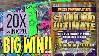 LOOK WHAT I FOUND ⫸ BIG WIN!! Playing $180 TEXAS LOTTERY Scratch Offs