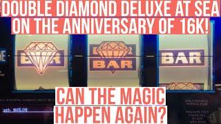 On The $16,000 Anniversary, Can Double Diamond Deluxe @ Sea Make The Magic Again With Over 50 Spins?