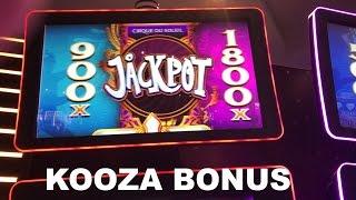Cirque Du Soleil KOOZA Live Play BONUS SPIN Slot Machine Bally The D