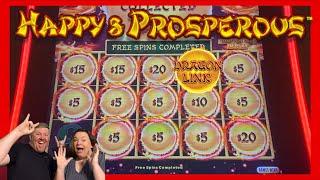 DRAGON LINK! Happy & Prosperous Live Play & Bonuses | Various Bets