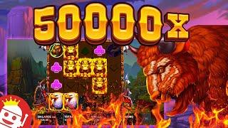 BISON BATTLE! INCREDIBLE 50,000X MAX WIN!