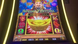 SPRING FESTIVAL Dragon Link HIGH LIMIT 10c Dimes BONUS Sizzling Slot Jackpots
