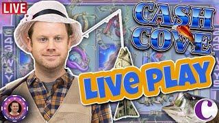 Fishing for Big Jackpots  Live Cash Cove Slot Play from Las Vegas