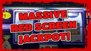 INSANE RED SCREEN JACKPOT!  MASSIVE MR MONEY BAGS LINE HIT HANDPAY!