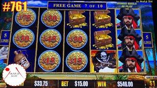 JackpotDollar Storm Caribbean Gold Slot Handpay 赤富士スロット  あかふじ