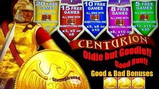 Centurion Slot Win ! Oldie but Goodie Aristocrat Slot machine at San Manuel Casino