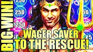 I COULDN'T BELIEVE THIS!!  WAGER SAVER TO THE RESCUE! POWER LINK NEPTUNE Slot Machine (SG)