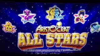 Aristocrat * VIP ALL STARS * MISS KITTY * Nice Slot Bonus Win