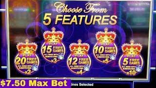Wonder 4 Tall Fortunes Miss Kitty Gold $12 Bet Bonus | Thunder Diamonds  $7.50 Max Bet Bonus Won