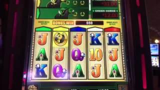 Breeder's Cup Slot Machine Progressive Free Spin Bonus #1 New York Casino Las Vegas