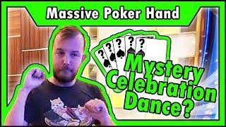 MASSIVE Video Poker Hand = Mystery Celebration Dance… But WHAT IS THE HAND? • The Jackpot Gents