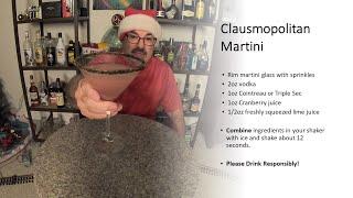 Clausmopolitan Christmas Martini