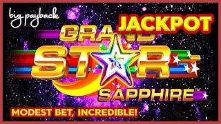 SHOCKING JACKPOT HANDPAY! Grand Star Sapphire Slot - INCREDIBLE LUCK!