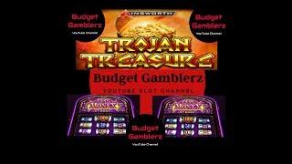 TROJAN TREASURES & Max Bet on $1 EASY MONEY?!?!  Live Slot Play @ San Manuel