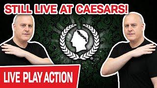 Still Live on The LAS VEGAS STRIP  Caesars Palace Slots = INSANITY
