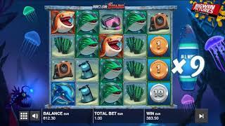Razor Shark Slot - Free Spins MEGA WIN!