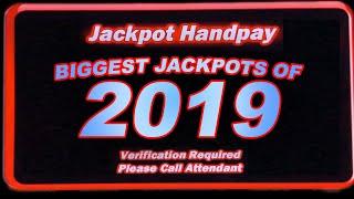 BIGGEST JACKPOTS ON YOUTUBE!  ALL MY FAVORITE HANDPAYS FROM 2019  #THEREITIS!