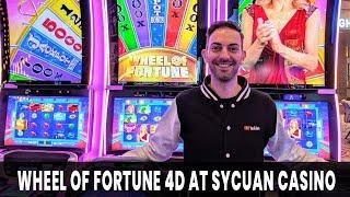 Wheel Of Fortune 4⃣D Slot Machine  with Brian Christopher at Sycuan Casino #AD