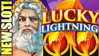 NEW SLOT! A WILD WILD TIME? GREEK AND LUCKY LIGHTNING Slot Machine (IGT)