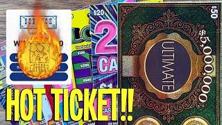 THIS TICKET IS HOT $$$!!  Playing $200 TEXAS LOTTERY Scratch Offs