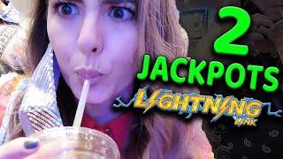 2 JACKPOT HANDPAYSon Magic Pearl Lightning Link!
