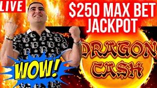 $250 A Spin JACKPOT On Dragon Cash Slot | Let's Break The Bank W/ MASSIVE  JACKPOTS