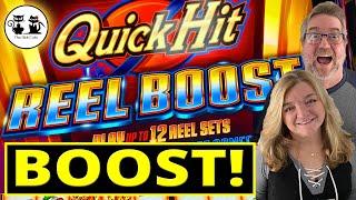 BOOSTED on QUICK HIT REEL BOOST SLOT  BIG TIME!