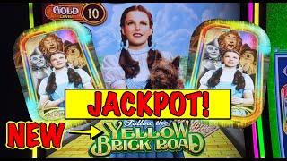 BRAND NEW SLOT!!! HANDPAY: made it to Emerald City on a $20 Bet. Follow the Yellow Brick Road slot