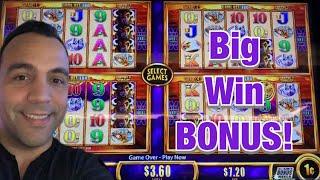 Wonder 4 Buffalo Gold BIG WIN Bonus @ GSR!