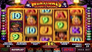 Winstones Resort and Casino online slot by Genesis Gaming video preview