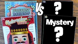 CHRISTMAS vs MYSTERY TICKETS  $150 TEXAS LOTTERY Scratch Offs