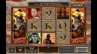 Gladiator Road to Rome Online Slot from Playtech with Progressive Jackpot