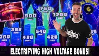 ELECTRIFYING High Voltage Bonus!  25,000 ORB on Dragon Link  STRAT Vegas #ad