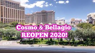 The VEGAS strip is OPEN!! Cosmo & Bellagio