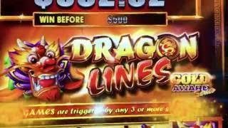 Dragon Lines LIVE PLAY Slot Machine Pokie at San Manuel, SoCal