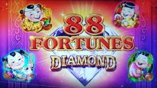 NON-STOP BONUSES on NEW 88 FORTUNES DIAMOND SLOT MACHINE POKIE - PECHANGA CASINO