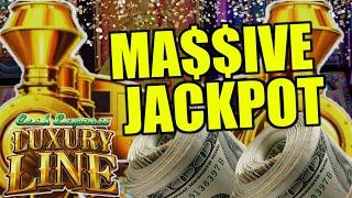 Luxury Line Pulls Into The Station with a MASSIVE JACKPOT! High Limit Buffalo Slots