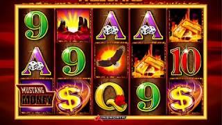 MUSTANG MONEY 2 Video Slot Casino Game with a MUSTANG MONEY 2 RETRIGGERED FREE SPIN BONUS