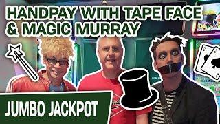 Handpay with Tape Face & Magic Murray!  + MAGIC on The Las Vegas Strip
