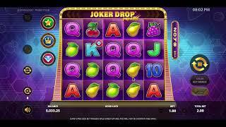 Joker Drop slot machine by Stake Logic gameplay  SlotsUp