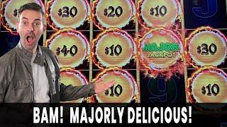 MAJORLY DELICIOUS!  DOUBLE MAJORS?!  First Spin BONUS on Dragon Link at Agua Caliente #ad