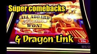 Super Comebacks on ALL ABOARD & Dragon Link