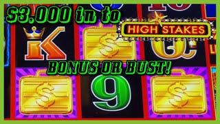 HIGH LIMIT Lightning Cash Link High Stakes ️$25 Bonus Round Slot Machine Casino