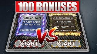 100 BONUSES: HIGH VOLTAGE vs GATES OF HELL